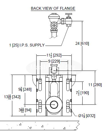 Zurn Z5683 Stainless Steel Antimicrobial Powder Coated Wall Hung Concealed Flush Valve Toilet