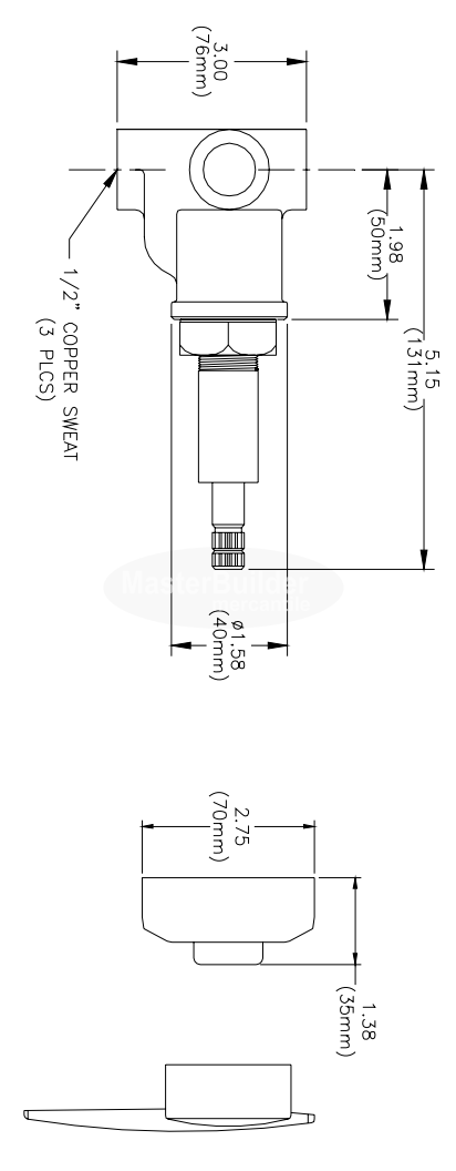 Zurn Z7000-DV-2P TEMP-GARD® DIVERTER VALVE