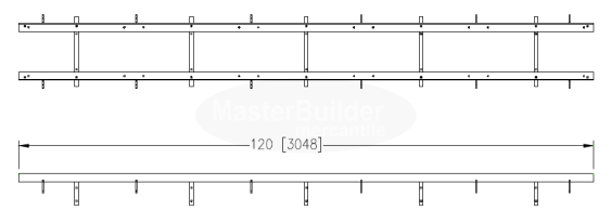 Zurn Z712-HDS 12" W x 120" L Stainless Steel Trench Drain Frame Section