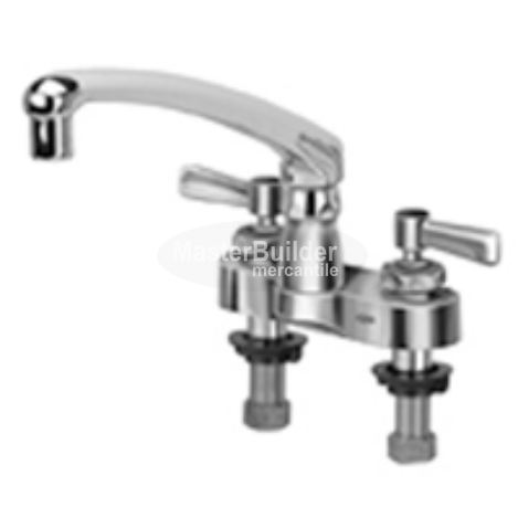 Zurn Z812G1-XL 4" Centerset Faucet with 8" Cast Spout and Lever Handles