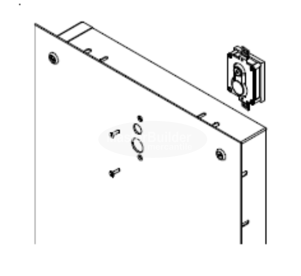 Zurn ZEMS6199-BX17-C Access Panel and Frame for Concealed Sensor Water Closest Flush Valves