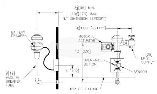 Zurn ZER6195AV-ULF 0.125