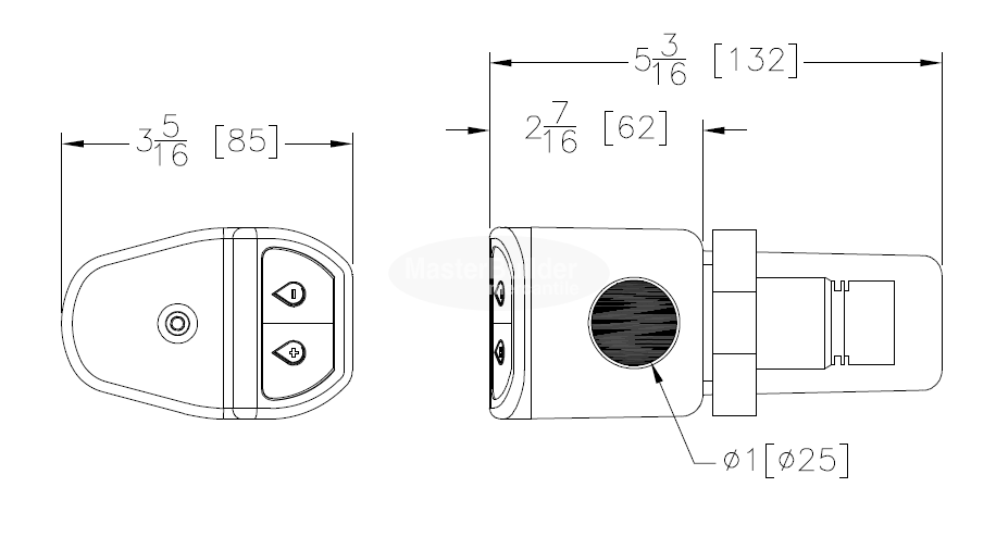 Zurn ZRK-C-1.6-DF RetroFlush Retrofit Kit with Sensor Dual Flush Feature for Closet Flush Valves