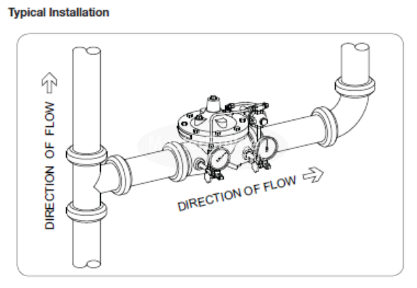 Zurn Wilkins 4-ZW209FP 4" Fire Protection Pressure Reducing Valve