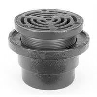 Zurn ZX211-5A-P Non-Membrane Floor Drain w/ Heavy-Duty 5" Round Cast Iron Strainer