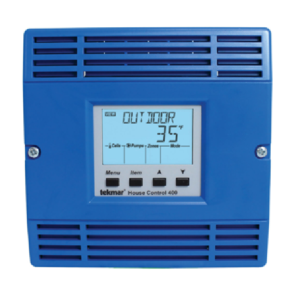 Tekmar 400 TEKNET - tN2 House Control - Boiler - DHW & Setpoint - Four Zone Valves