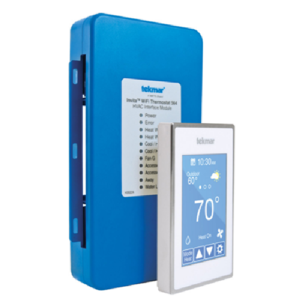 Tekmar 564 Thermostat White Invita® WiFi