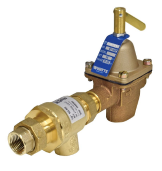 Watts B911T-M3 1/2" Bronze Combination Fill Valve & Backflow Preventer 0386463